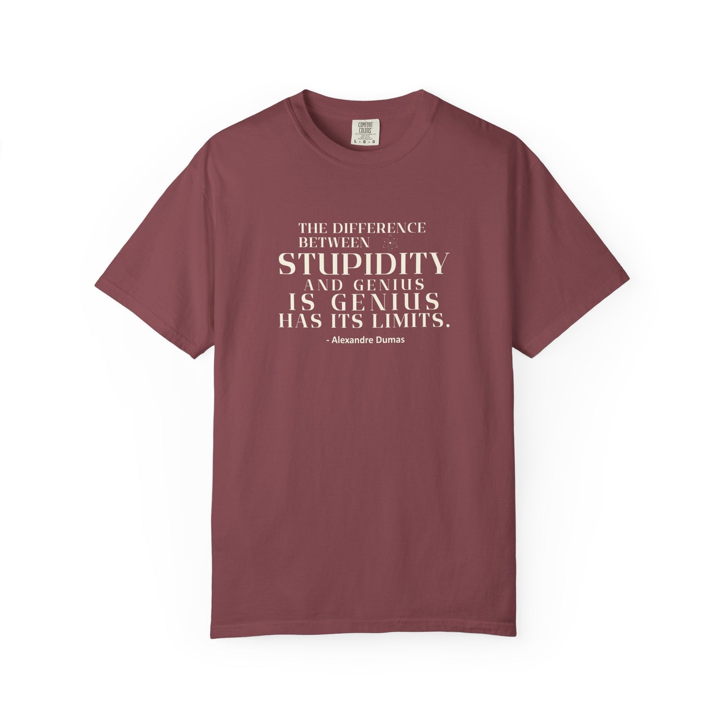 T-Shirt with Alexandre Dumas Quote