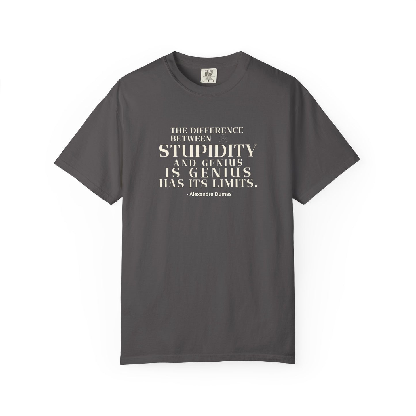 T-Shirt with Alexandre Dumas Quote