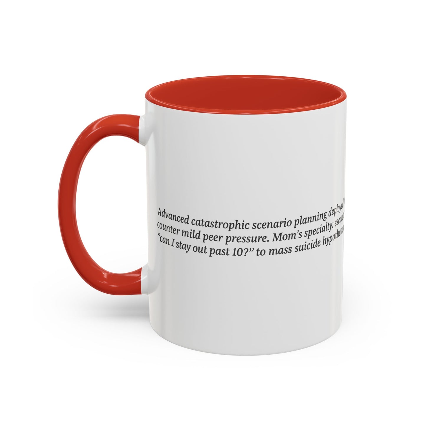 If Everyone Jumped Off a Bridge - Mom's Risk Assessment Coffee Mug