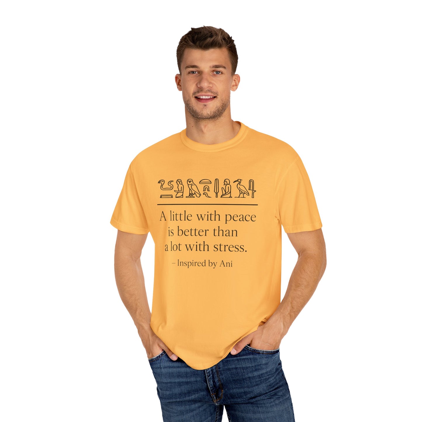 "Ancient Egyptian Minimalism: Peace Over Plenty" T-Shirt