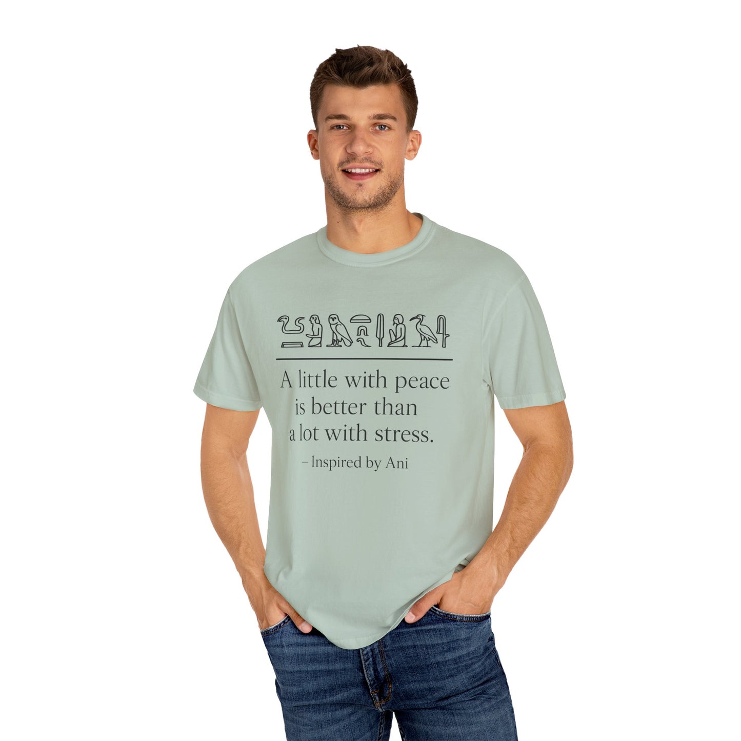 "Ancient Egyptian Minimalism: Peace Over Plenty" T-Shirt