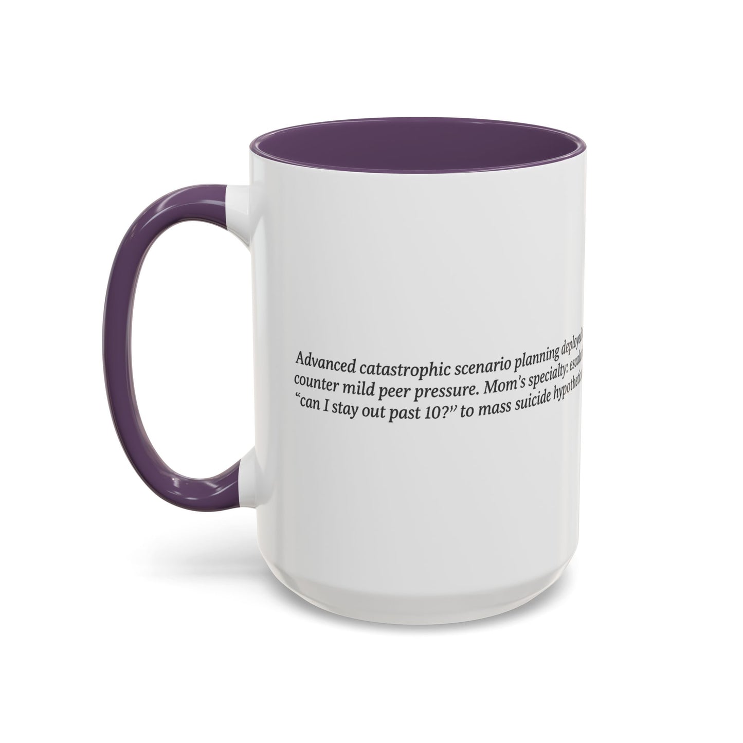 If Everyone Jumped Off a Bridge - Mom's Risk Assessment Coffee Mug