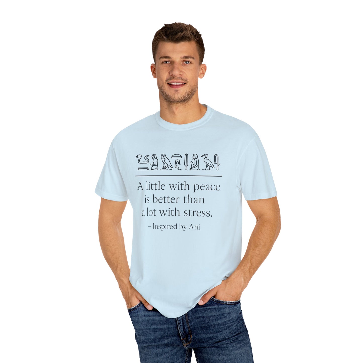 "Ancient Egyptian Minimalism: Peace Over Plenty" T-Shirt
