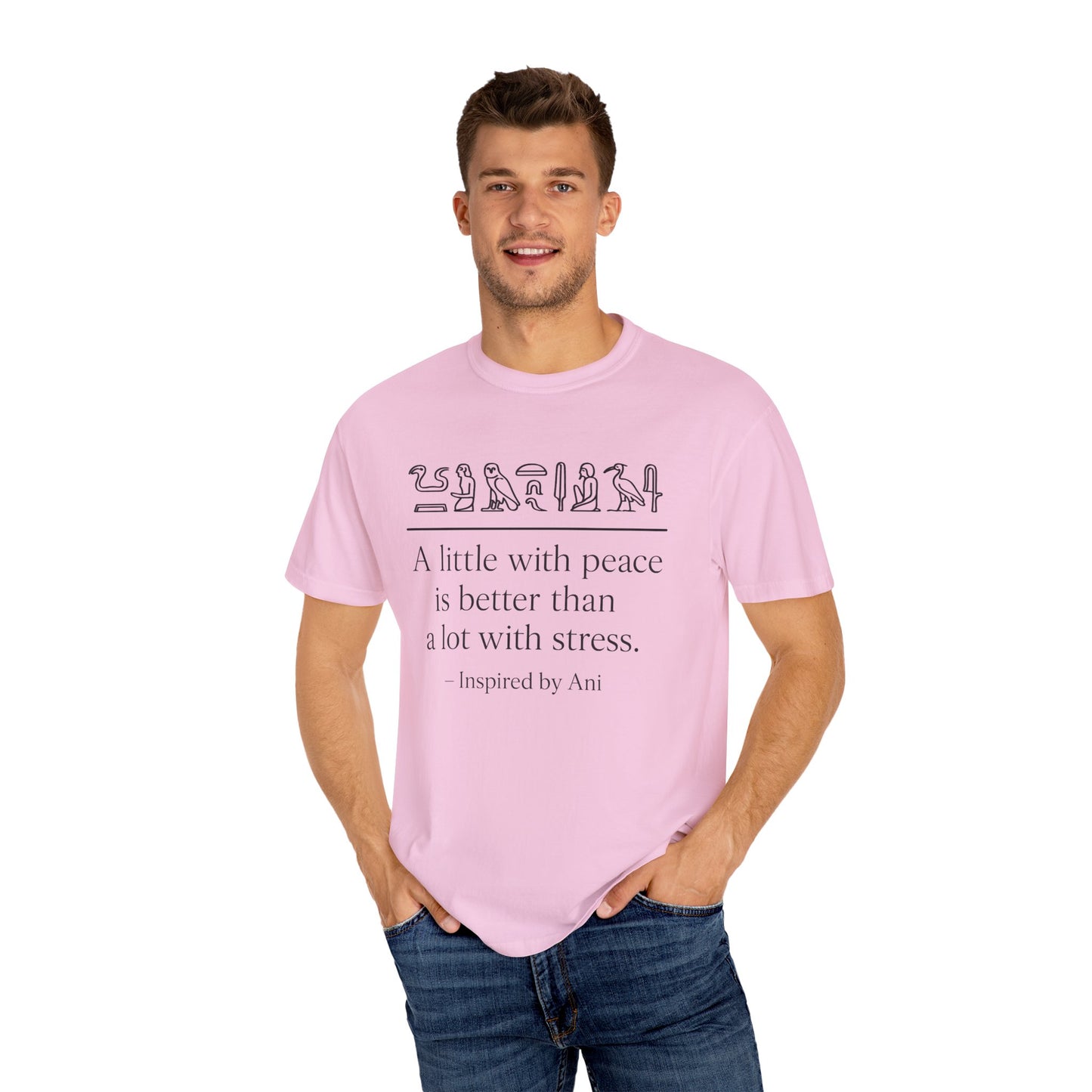 "Ancient Egyptian Minimalism: Peace Over Plenty" T-Shirt