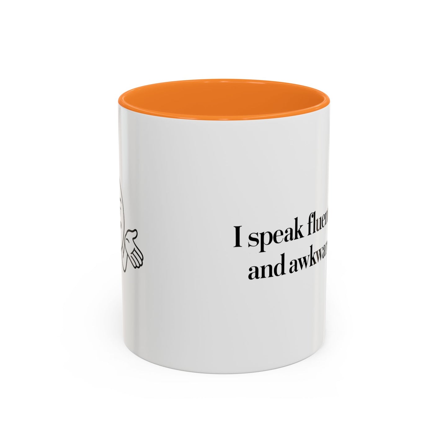 "I Speak Fluent Sarcasm and Awkward Silence" Mug - Modern Mastery of Alternative Communication