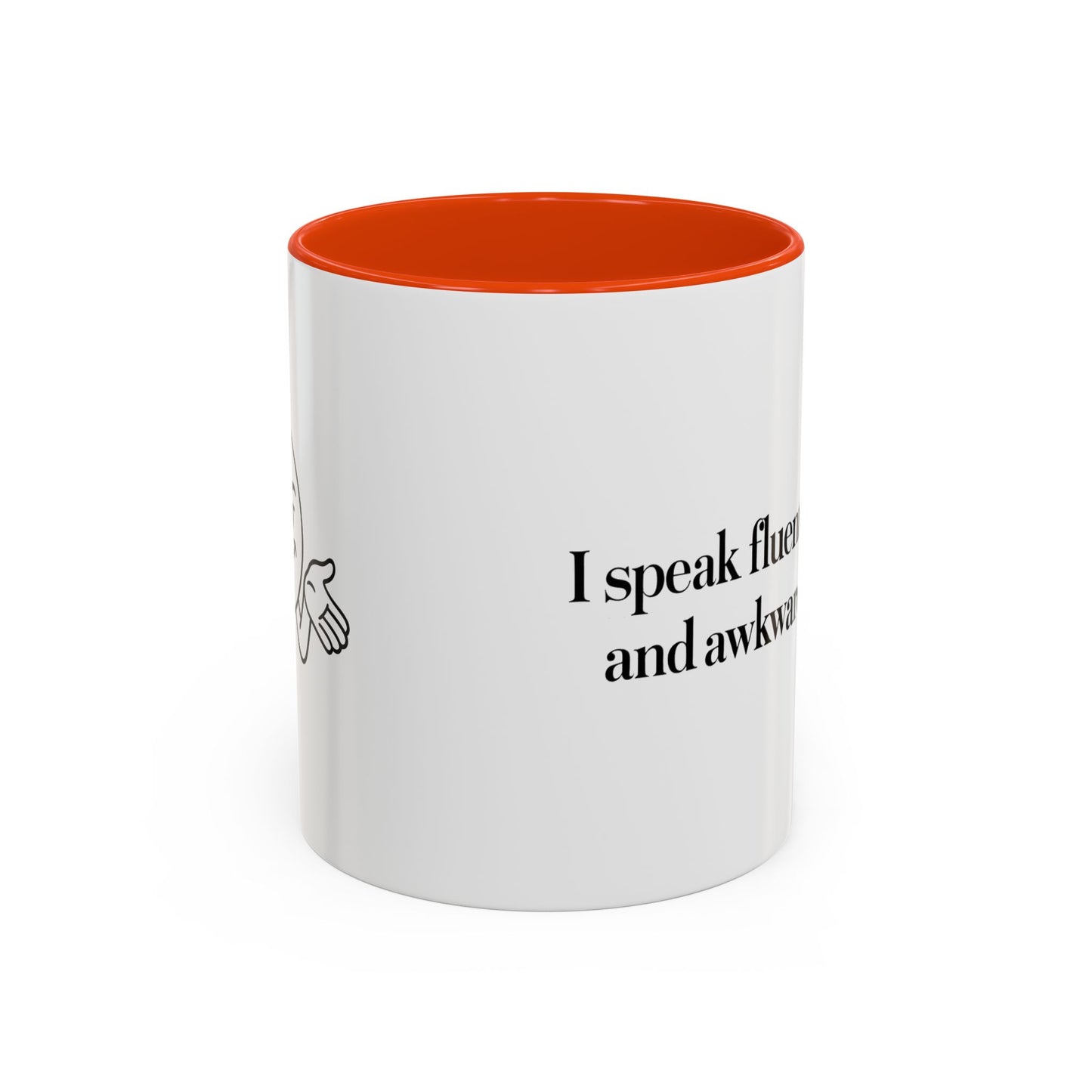 "I Speak Fluent Sarcasm and Awkward Silence" Mug - Modern Mastery of Alternative Communication