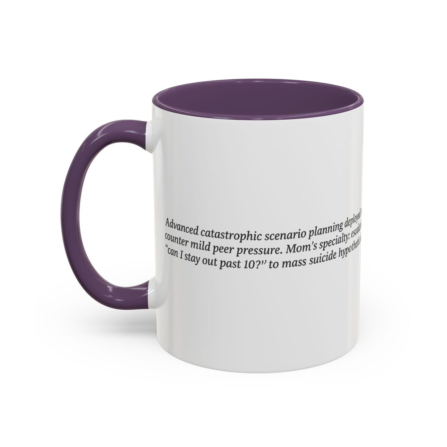 If Everyone Jumped Off a Bridge - Mom's Risk Assessment Coffee Mug