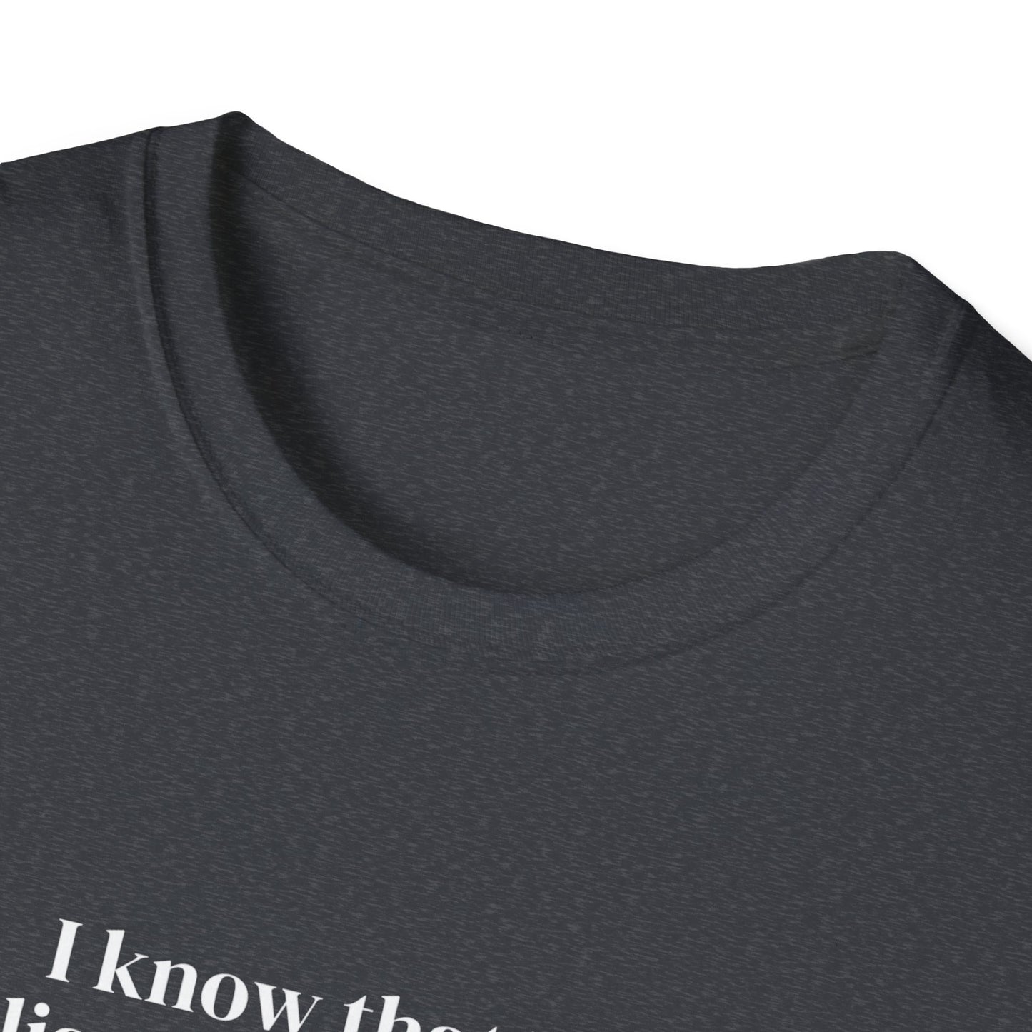 "I Know That I Am Intelligent, Because I Know That I Know Nothing" Socrates T-Shirt - Philosophical Humility Meets Intellectual Confidence
