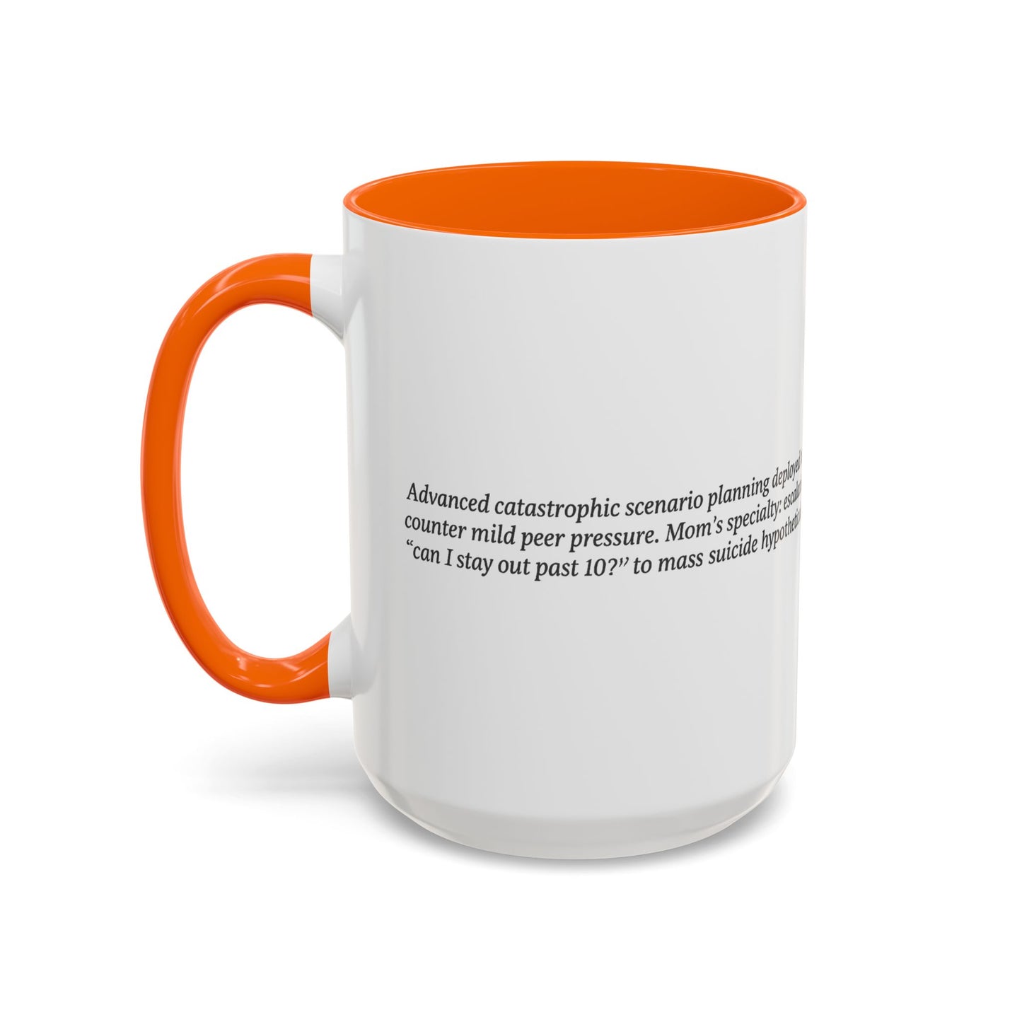 If Everyone Jumped Off a Bridge - Mom's Risk Assessment Coffee Mug