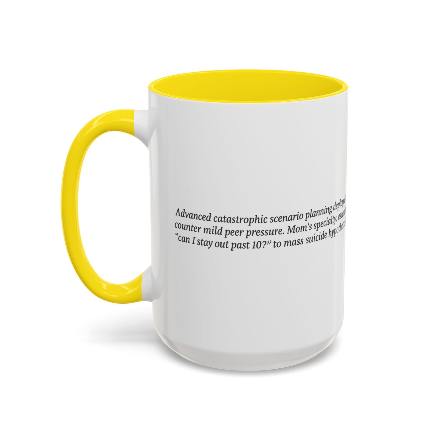If Everyone Jumped Off a Bridge - Mom's Risk Assessment Coffee Mug