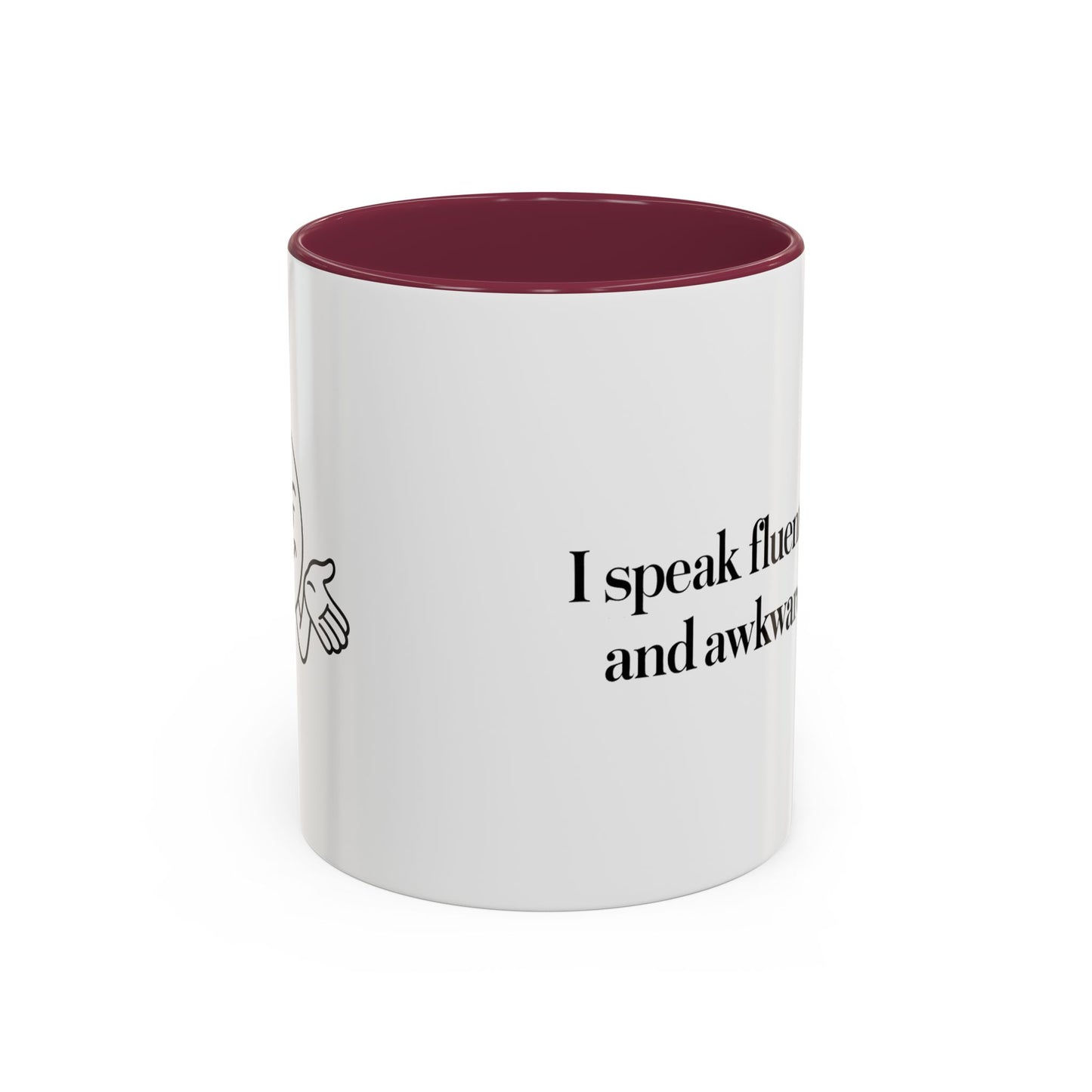 "I Speak Fluent Sarcasm and Awkward Silence" Mug - Modern Mastery of Alternative Communication