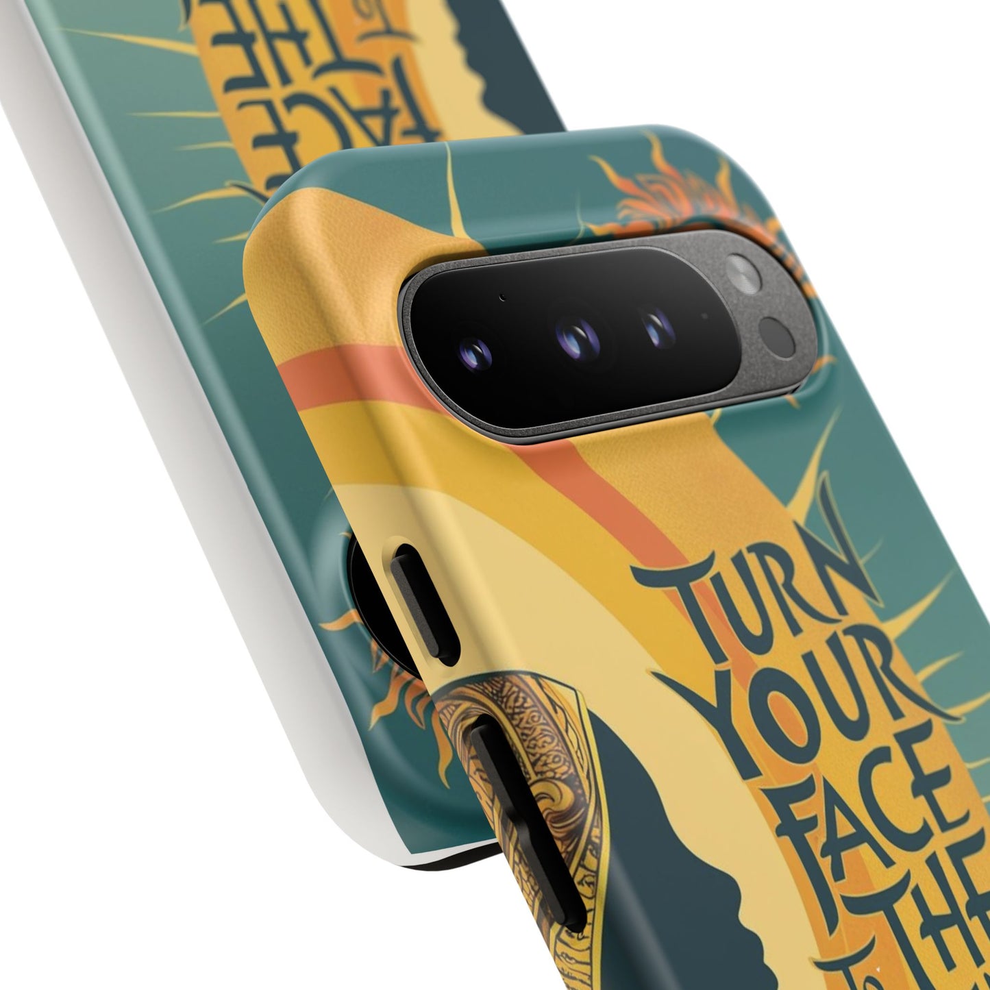 "Turn Your Face to the Sun" Ancient Polynesian Wisdom Phone Case - Island Philosophy for Daily Inspiration