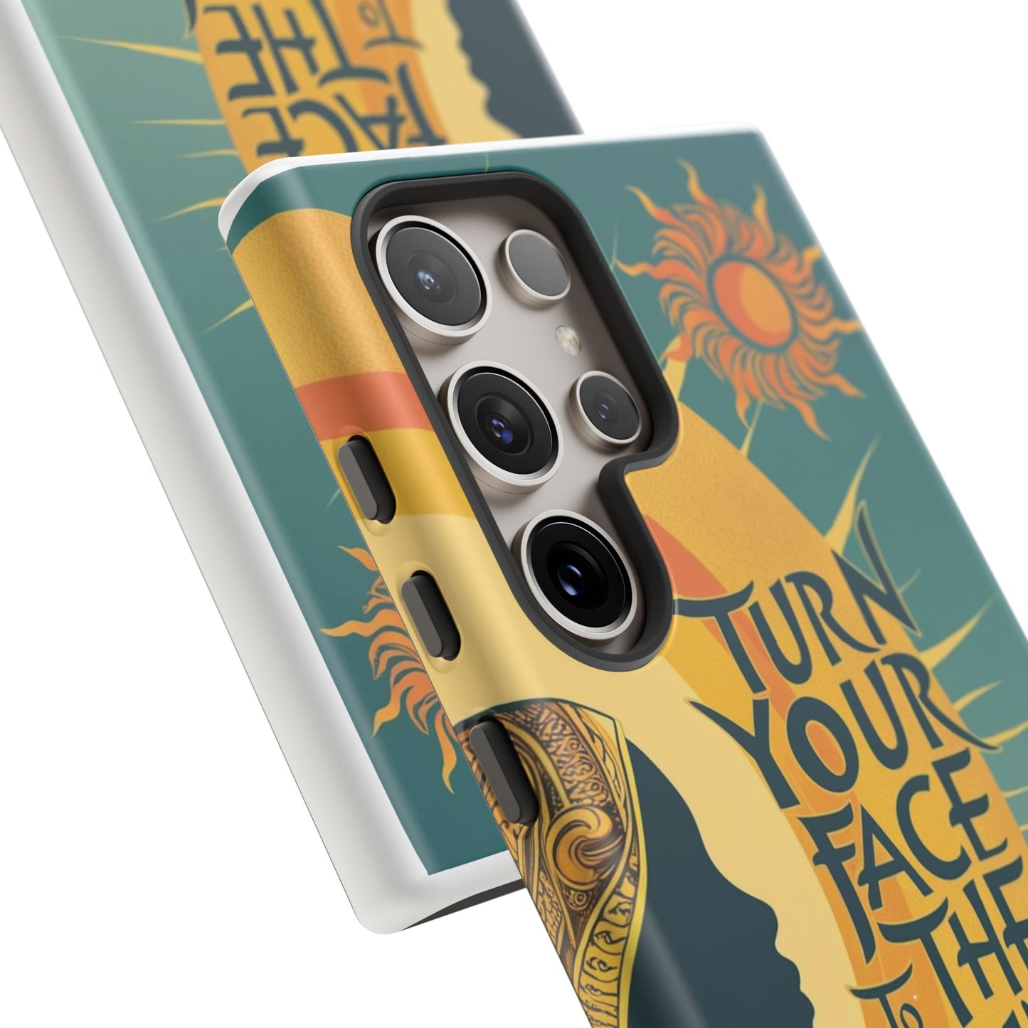 "Turn Your Face to the Sun" Ancient Polynesian Wisdom Phone Case - Island Philosophy for Daily Inspiration