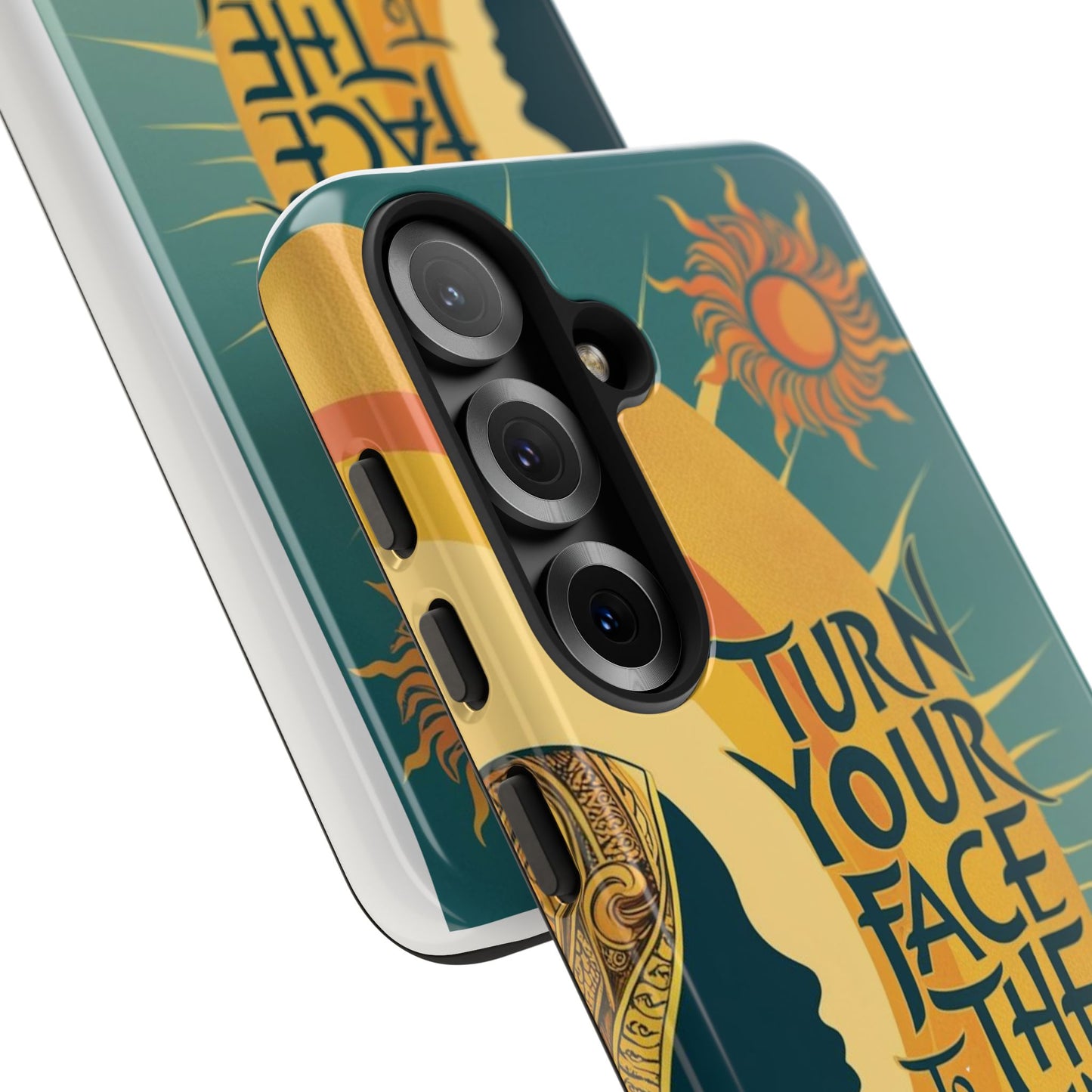 "Turn Your Face to the Sun" Ancient Polynesian Wisdom Phone Case - Island Philosophy for Daily Inspiration