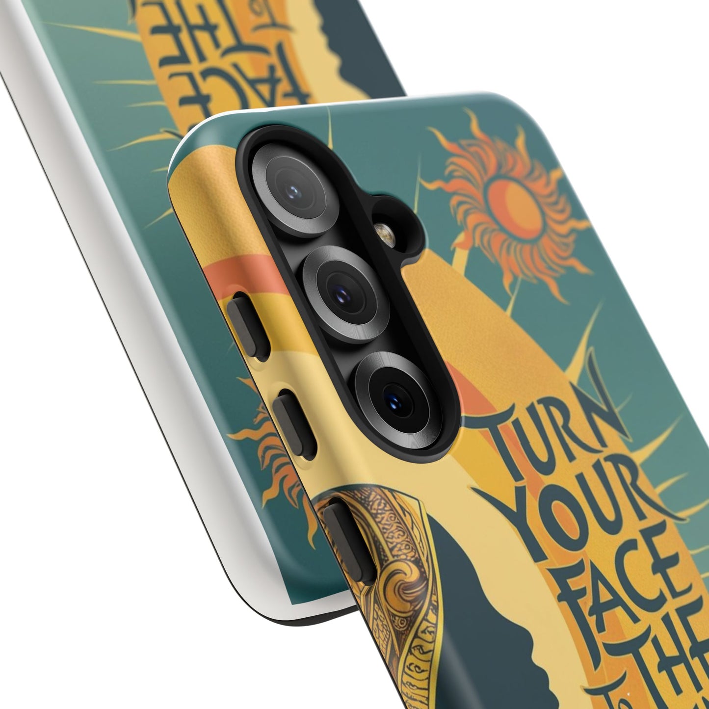 "Turn Your Face to the Sun" Ancient Polynesian Wisdom Phone Case - Island Philosophy for Daily Inspiration