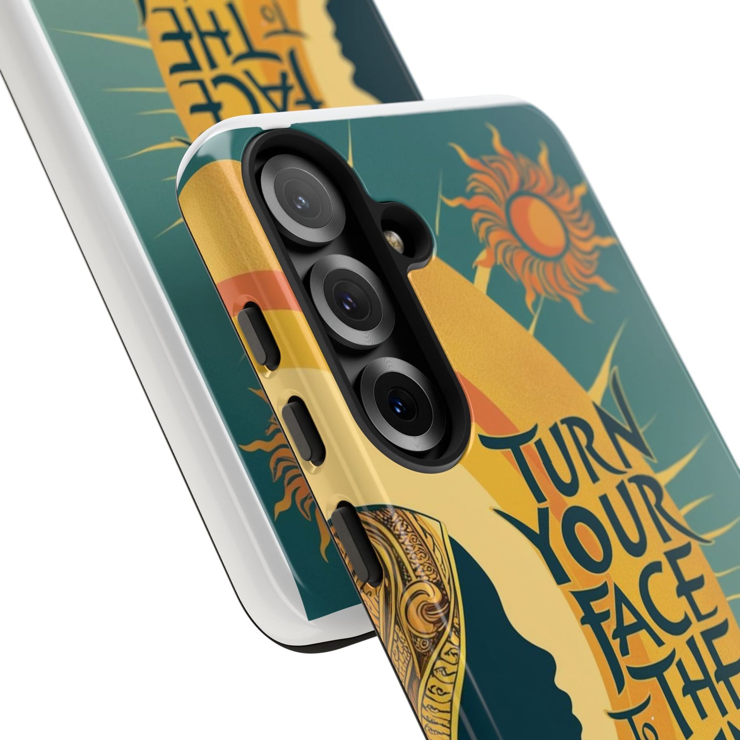 "Turn Your Face to the Sun" Ancient Polynesian Wisdom Phone Case - Island Philosophy for Daily Inspiration