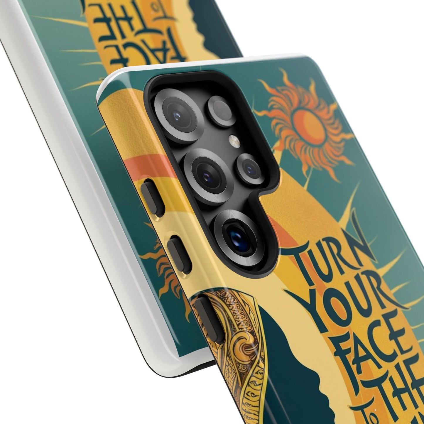 "Turn Your Face to the Sun" Ancient Polynesian Wisdom Phone Case - Island Philosophy for Daily Inspiration