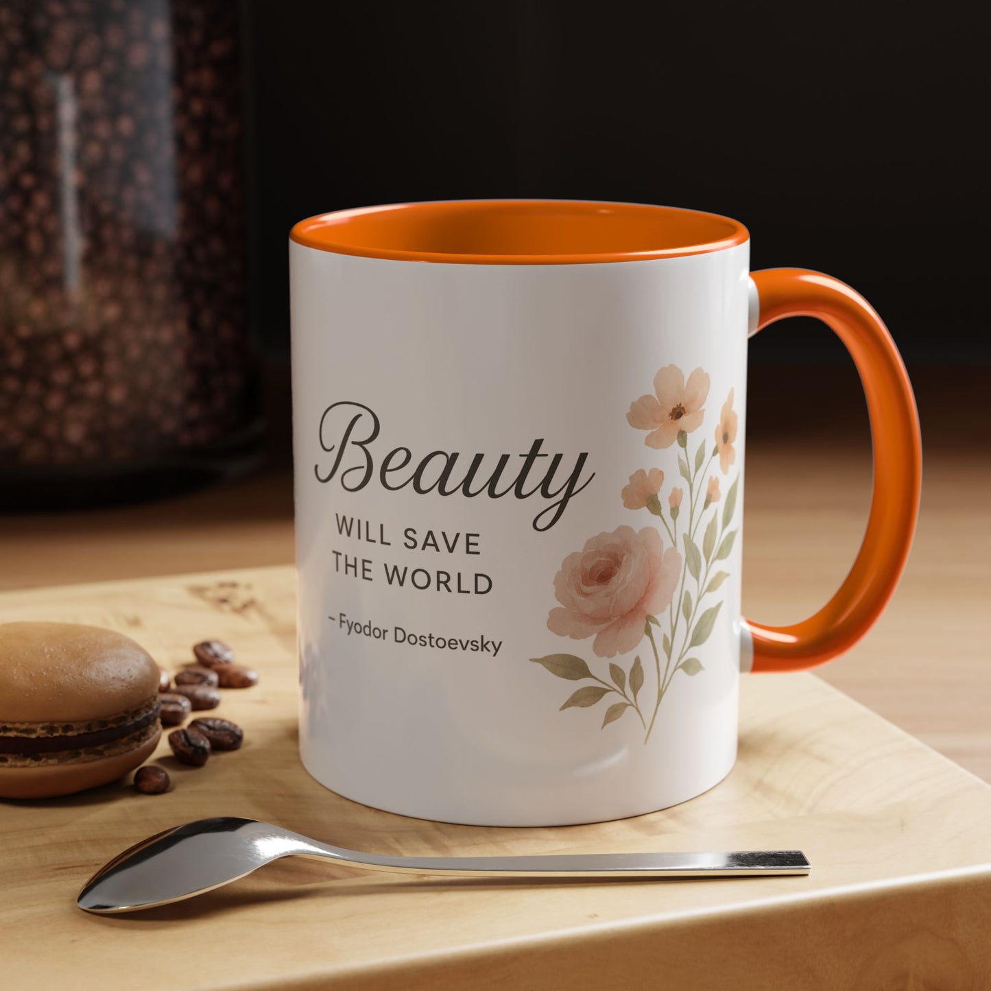 "Beauty Will Save the World" Dostoevsky Mug - Literary Philosophy for Morning Inspiration