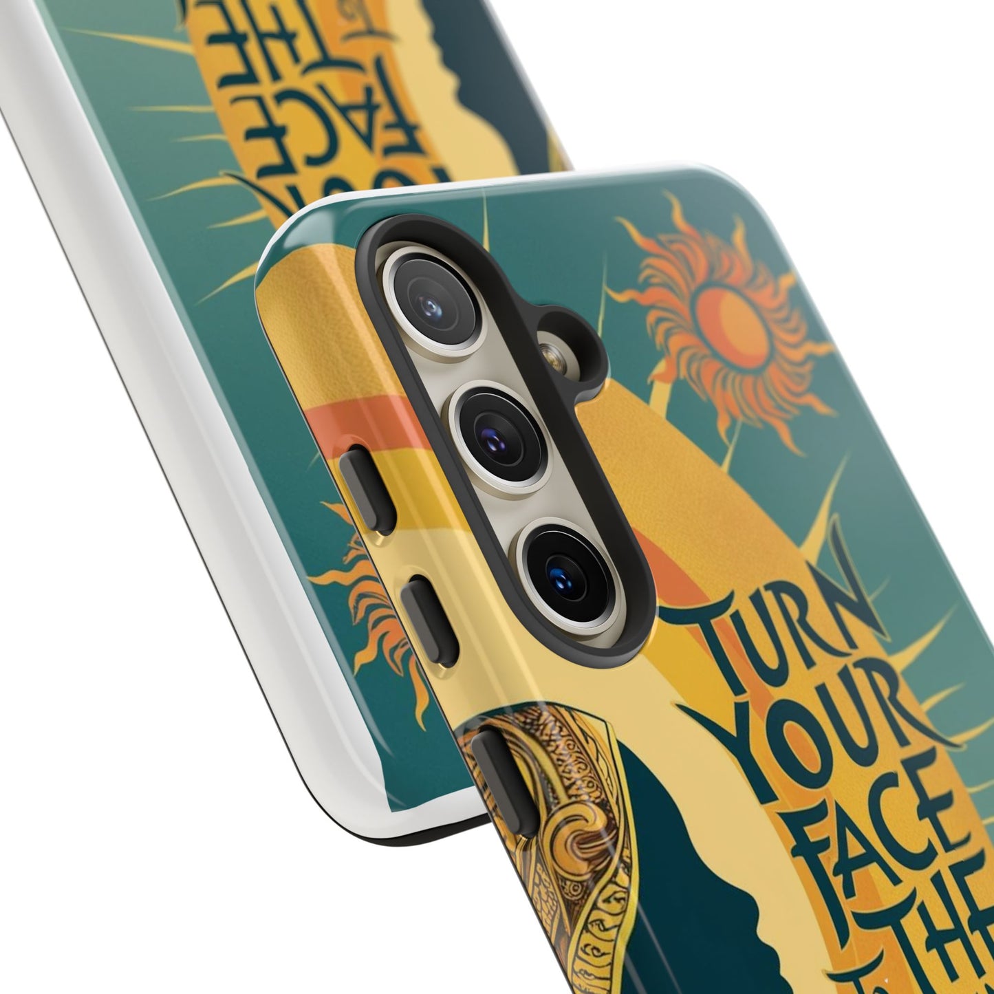 "Turn Your Face to the Sun" Ancient Polynesian Wisdom Phone Case - Island Philosophy for Daily Inspiration