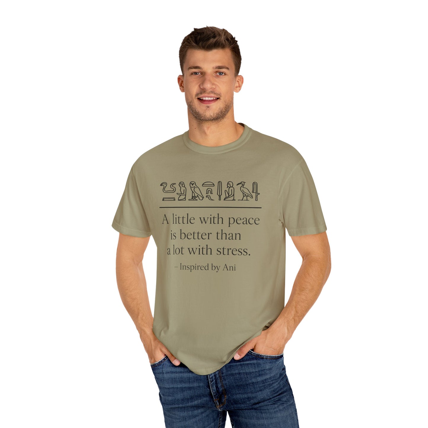 "Ancient Egyptian Minimalism: Peace Over Plenty" T-Shirt