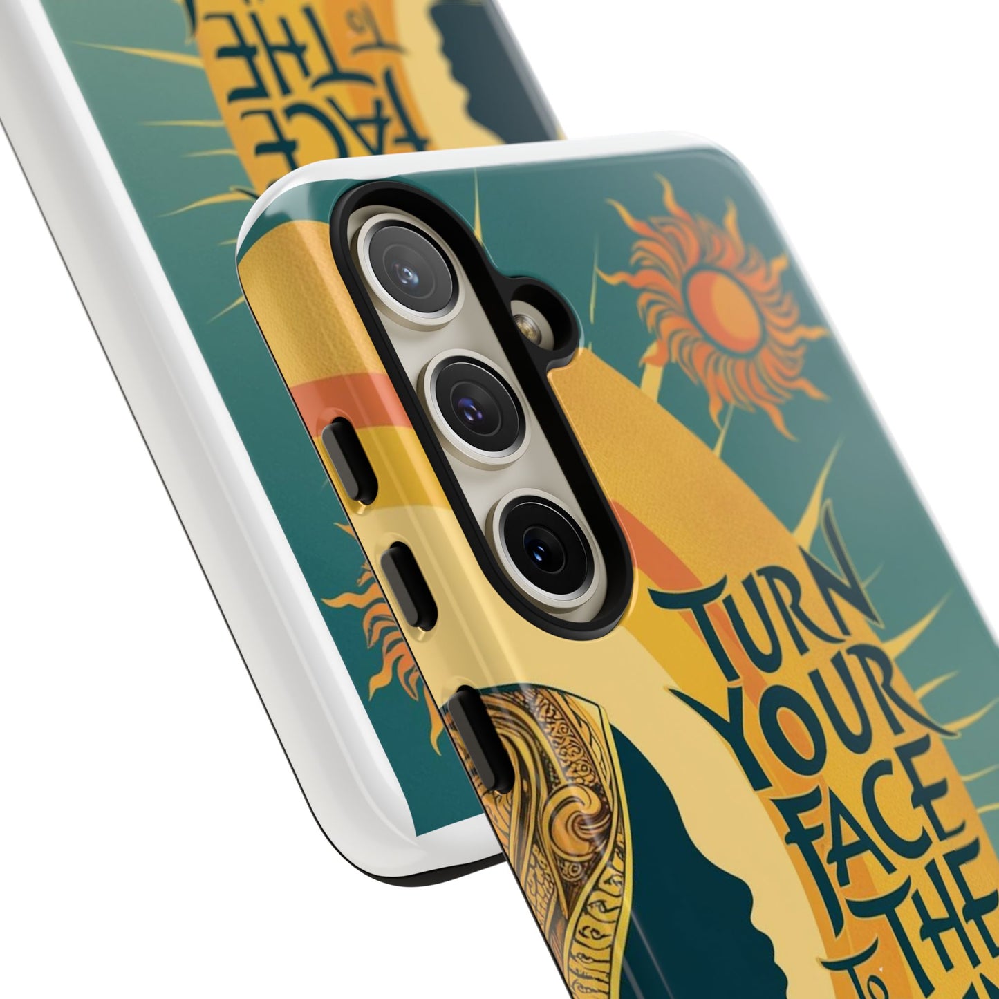 "Turn Your Face to the Sun" Ancient Polynesian Wisdom Phone Case - Island Philosophy for Daily Inspiration