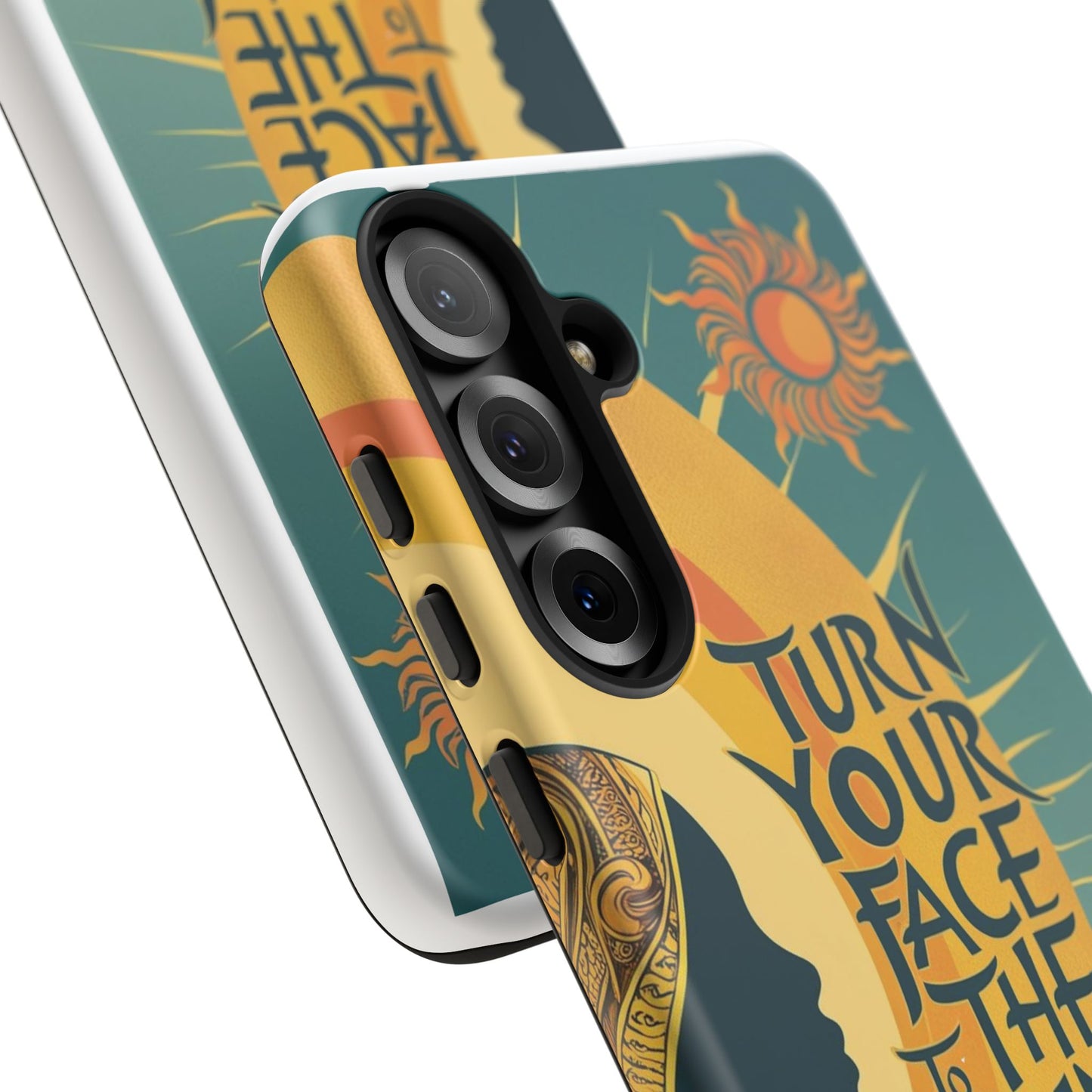 "Turn Your Face to the Sun" Ancient Polynesian Wisdom Phone Case - Island Philosophy for Daily Inspiration