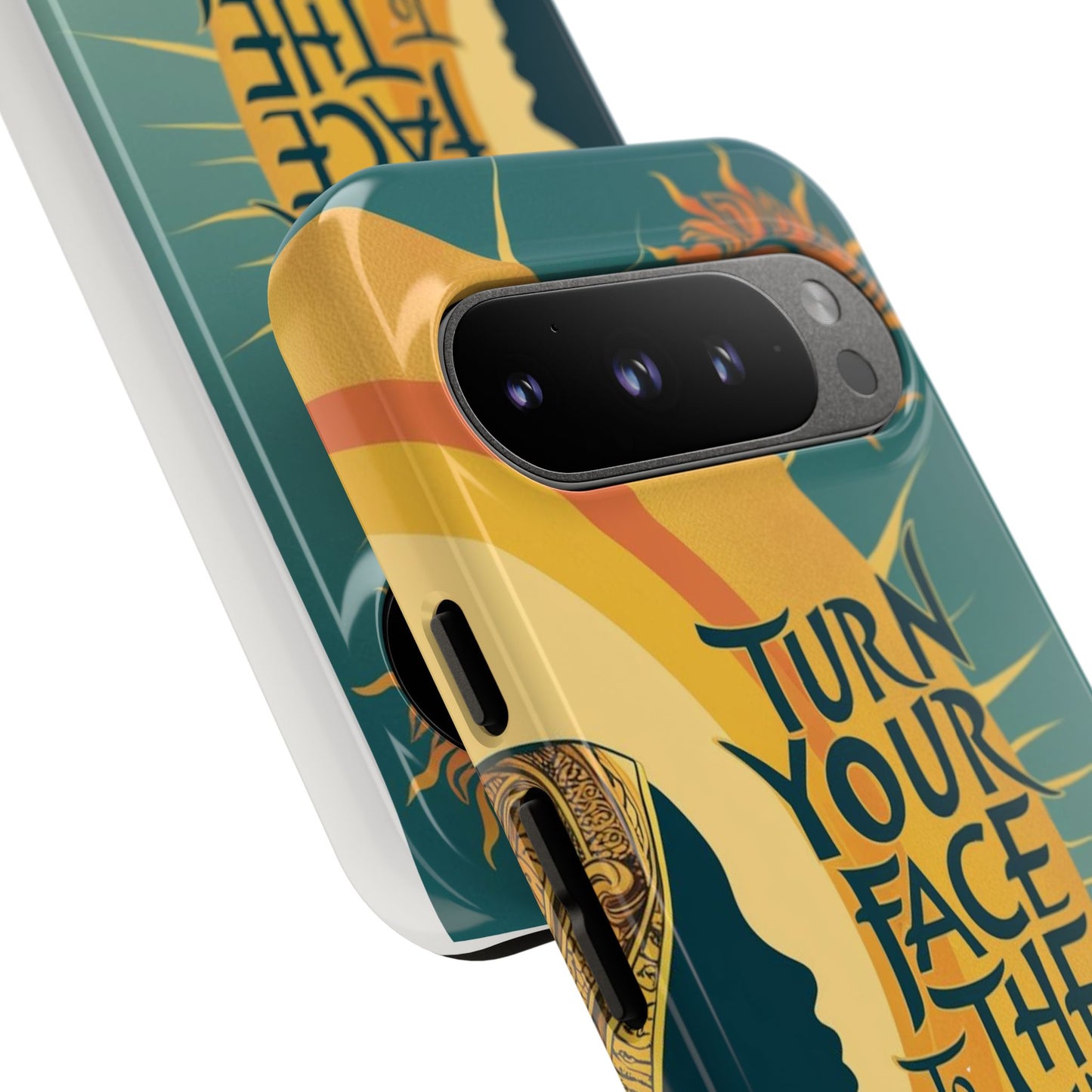 "Turn Your Face to the Sun" Ancient Polynesian Wisdom Phone Case - Island Philosophy for Daily Inspiration